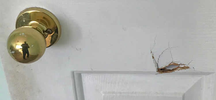 interior door hole repair Carmichael